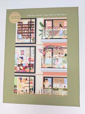 NEW IN BOX Hobbry "Homebodies" 500-Piece Puzzle